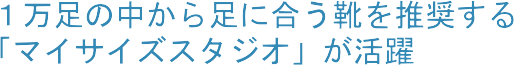 �P�����̒����瑫�ɍ����C�𐄏�����u�}�C�T�C�Y�X�^�W�I�v������